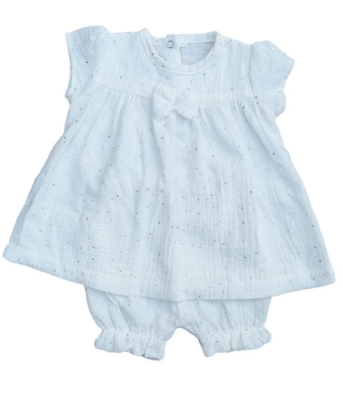 Twinkle Charm Muslin Dress Set - Image 5