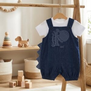 Dino Explorer Dungaree Set
