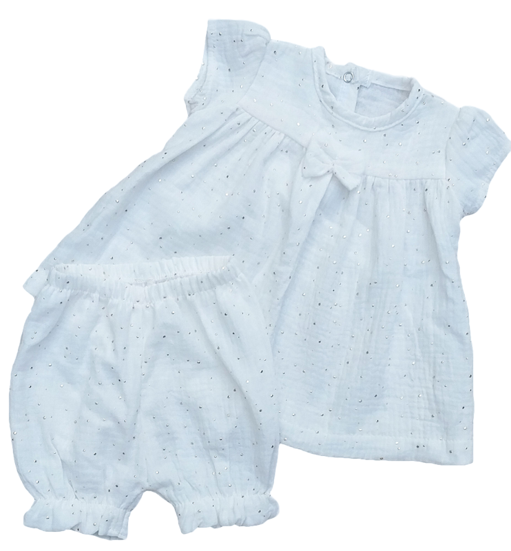 Twinkle Charm Muslin Dress Set - Image 8