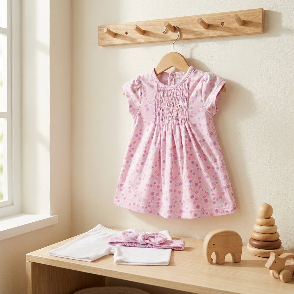 Floral Baby Outfit Set