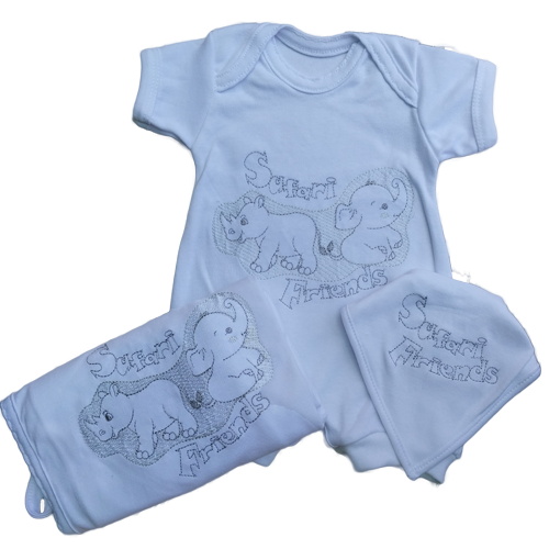 Safari Friends Newborn Gift Set - Image 5