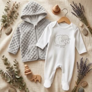 Snuggle Sheep Jacket and Babygro