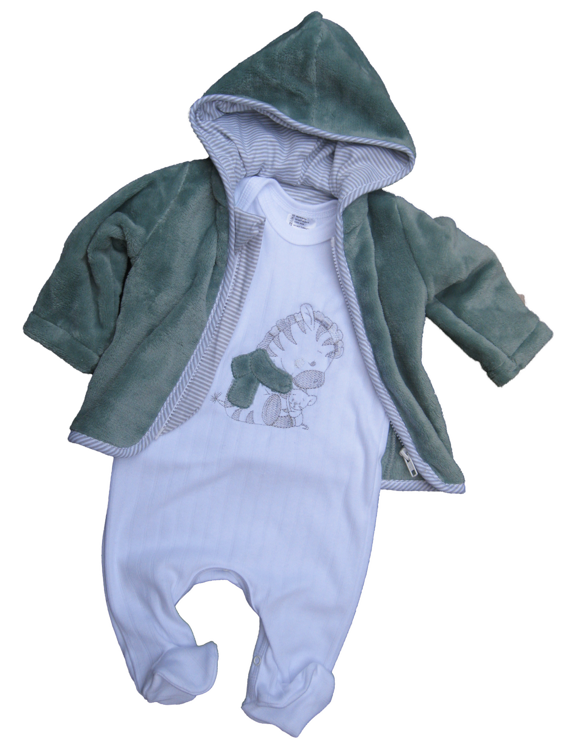 Baby Onesie & Hoodie Set - Image 2