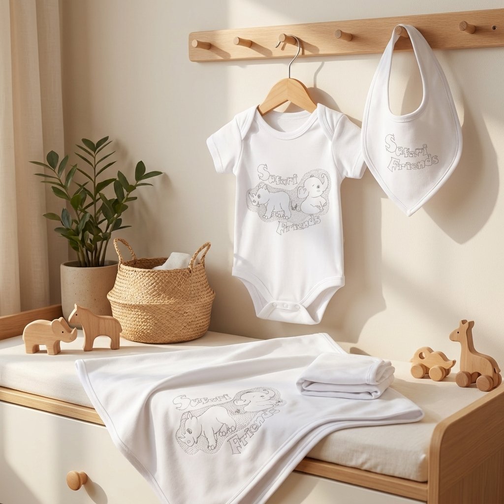 Safari Friends Newborn Gift Set - Image 2