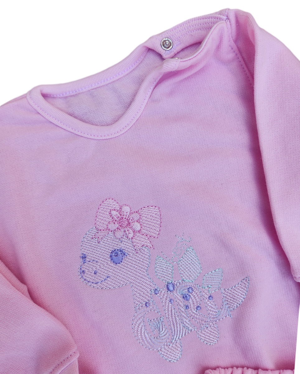 Baby Pink Sweatshirt & Pants Set - Image 5