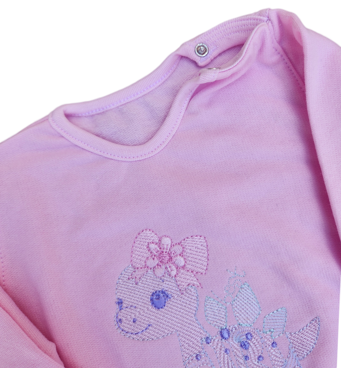 Baby Pink Sweatshirt & Pants Set - Image 6