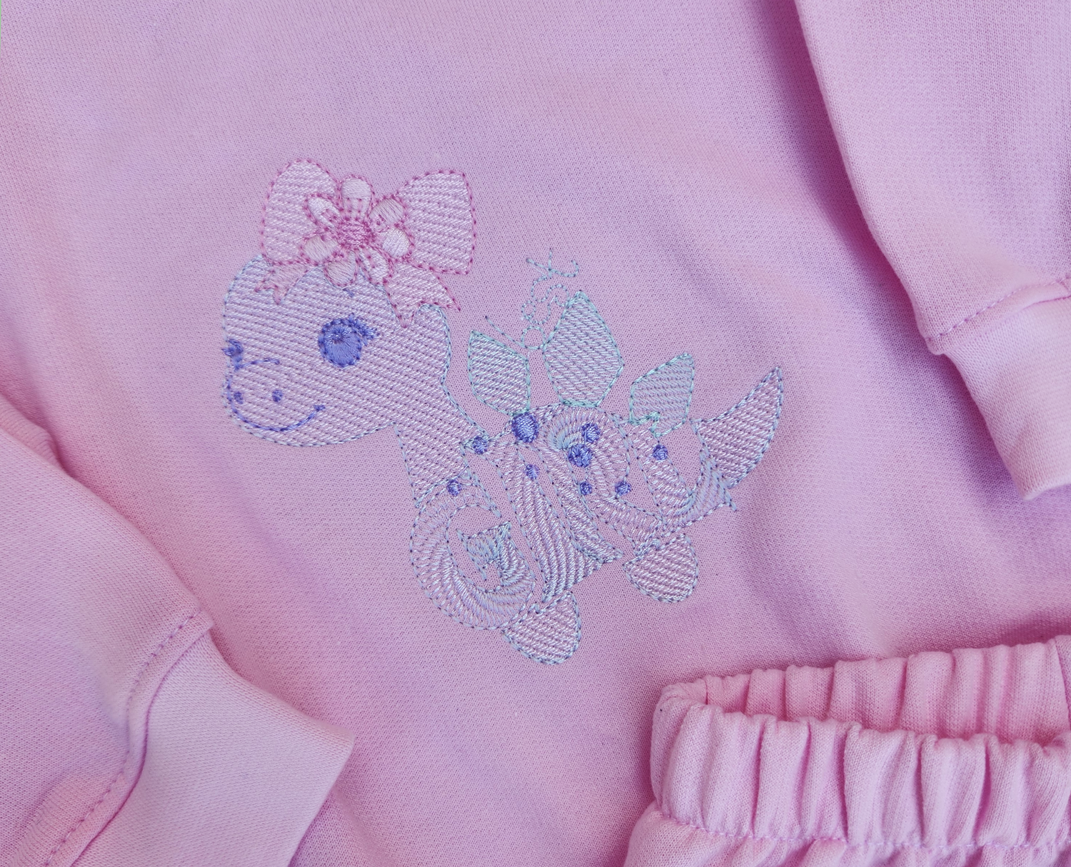 Baby Pink Sweatshirt & Pants Set - Image 7
