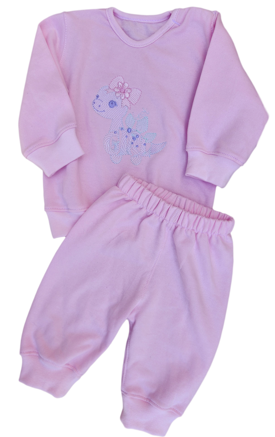 Baby Pink Sweatshirt & Pants Set - Image 8