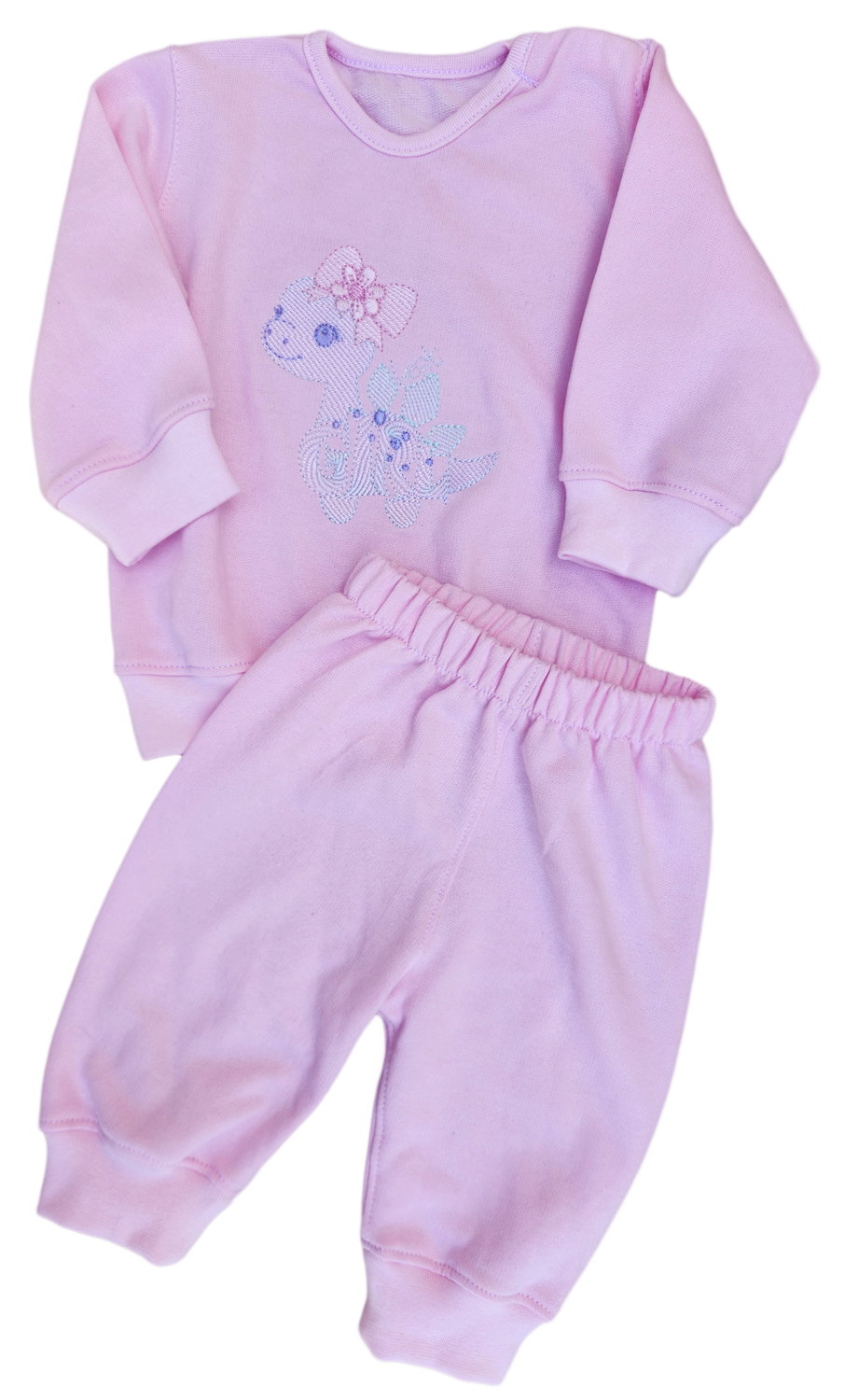 Baby Pink Sweatshirt & Pants Set - Image 9