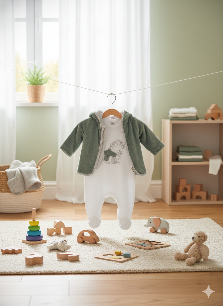 Baby Onesie & Hoodie Set