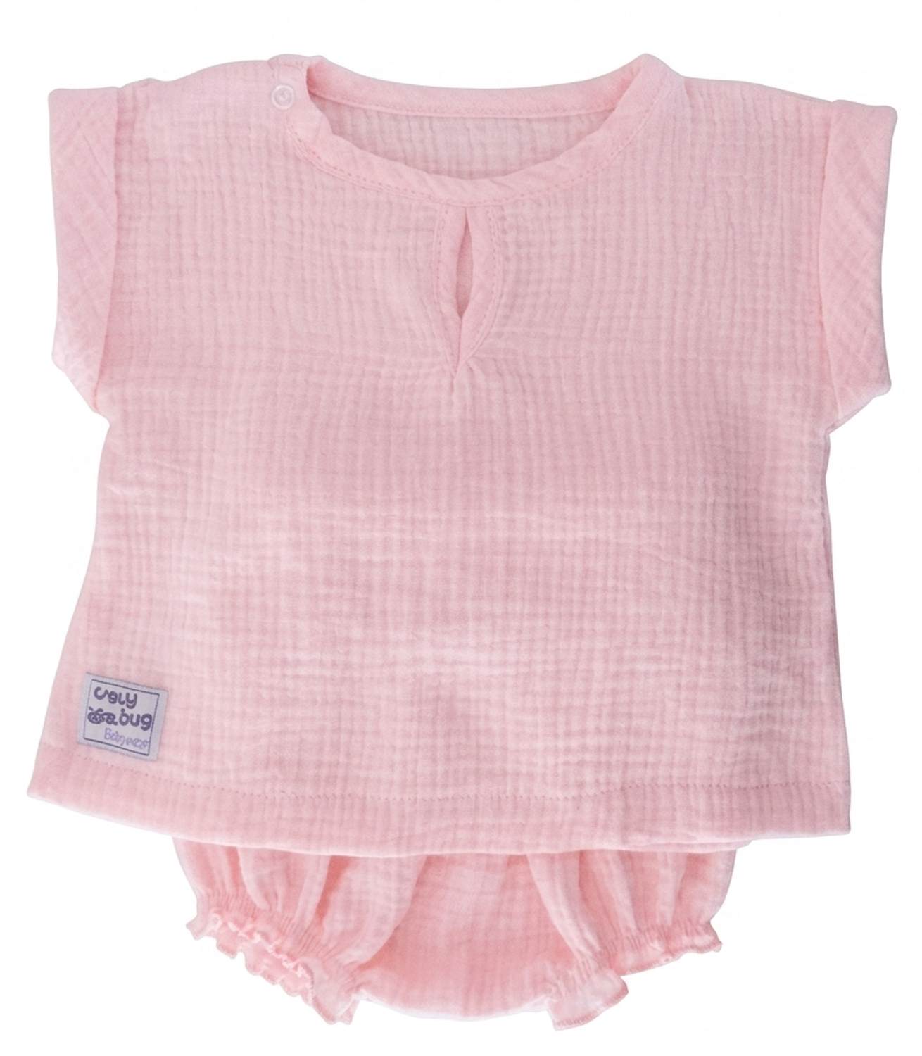 Blossom Muslin Co-Ord Set – 100% Cotton Baby Outfit - Image 3
