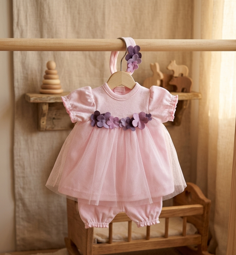 dolls tulle 3pce dress set