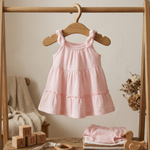 The Blossom Tiered Muslin Dress